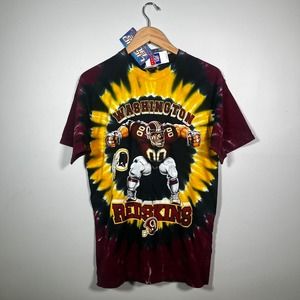 Vintage washington redskins liquid blue t shirt